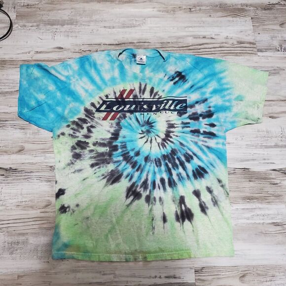 Louisville Kentucky Tye Dye Shirt Size XL Hand Tye Dye - Picture 1 of 2